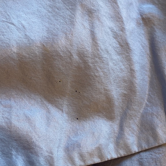 Donna Karan Vintage DKNY Pure 100% Silk Sky Blue Wrap Skirt - Picture 17 of 17